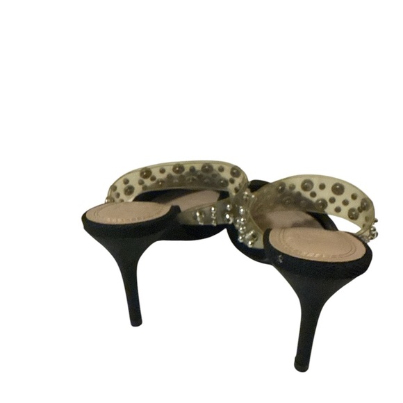 zara Transparent vinyl Sequent strap women Black shoes size 37 - Picture 4 of 9